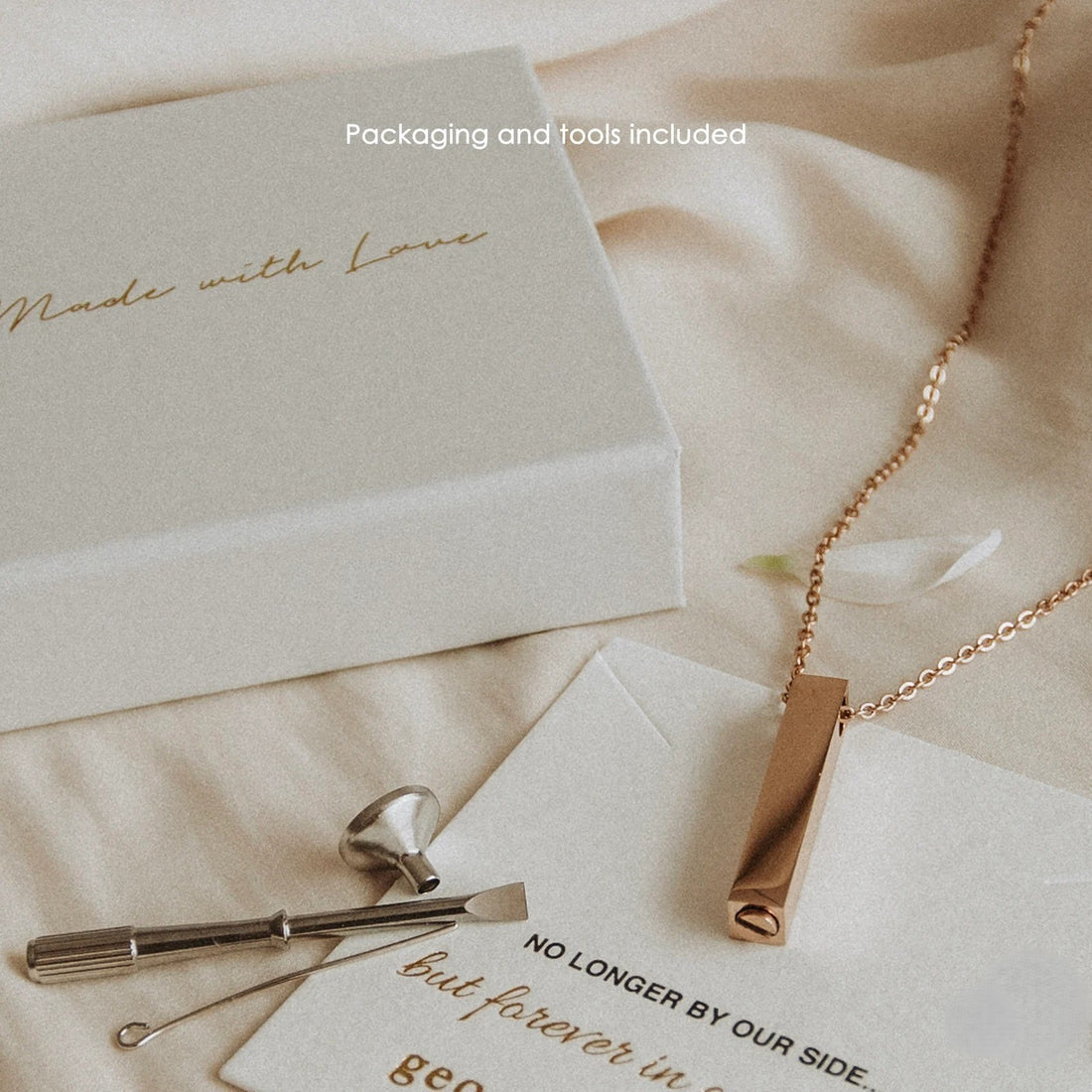 Engraved Ashes Urn Necklace — Timeless Remembrance Pendant