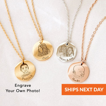 Custom Portrait Necklace — Timeless Memory Pendant
