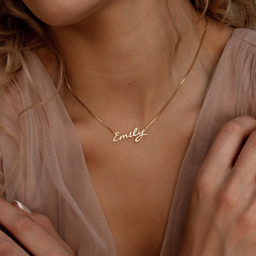 Personalized Name Necklace — Delicate Everyday Necklace