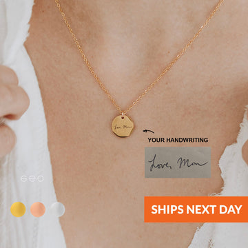 Personalized Handwriting Necklace — Custom Signature Keepsake