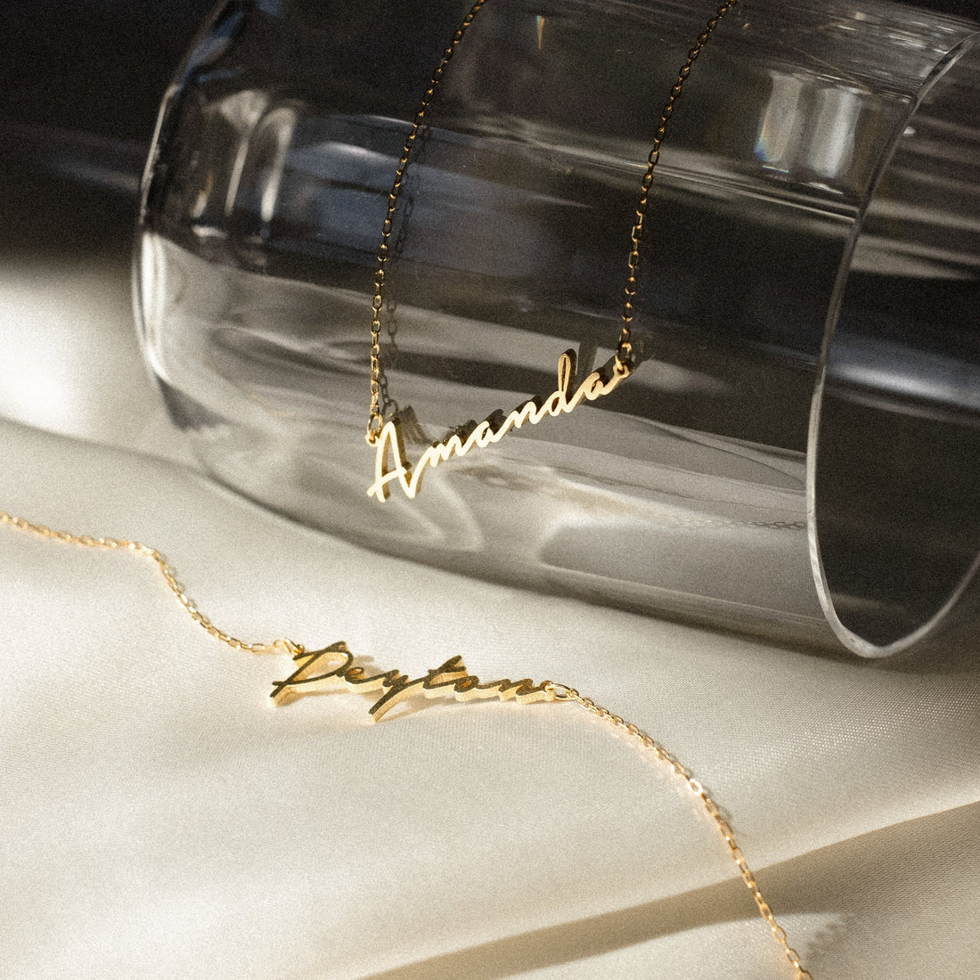 Dainty Name Necklace — Personalized Charm